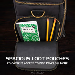Enhance Tabletop Series Adventurer's Travel Bag Black 0637836607723