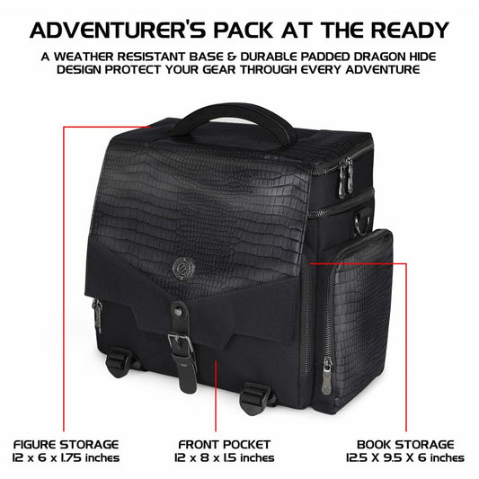 Enhance Tabletop Series Collectors Edition Adventurer's Travel Bag Black 0637836616152