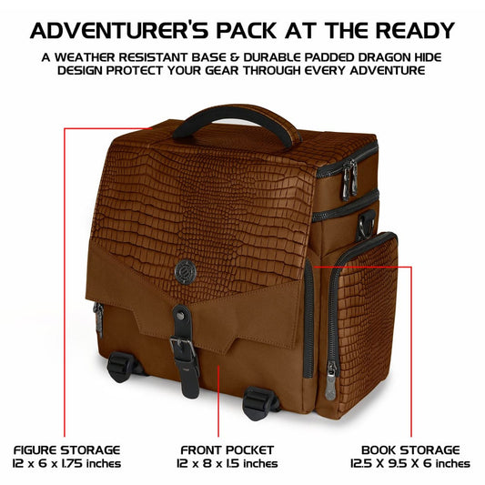 Enhance Tabletop Series Collectors Edition Adventurer's Travel Bag Brown 0637836620647
