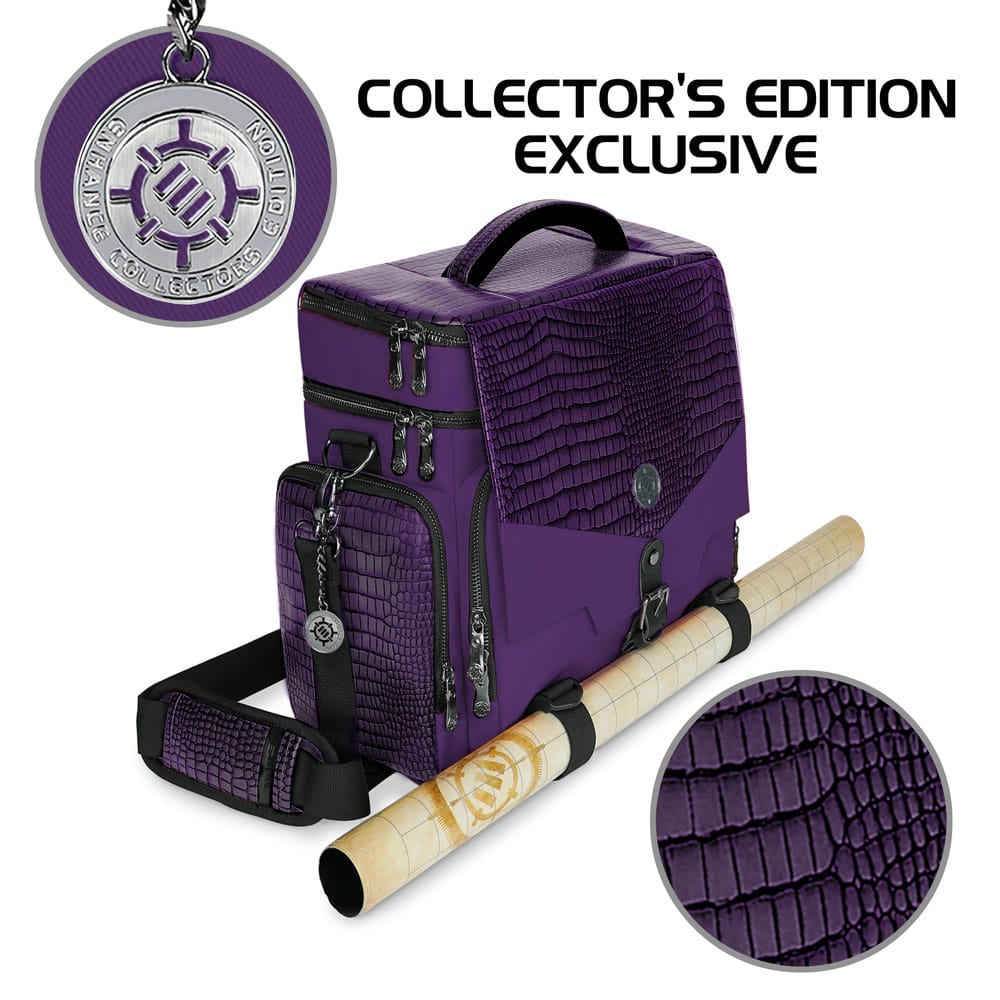 Enhance Tabletop Series Collectors Edition Adventurer's Travel Bag Purple 0637836619764