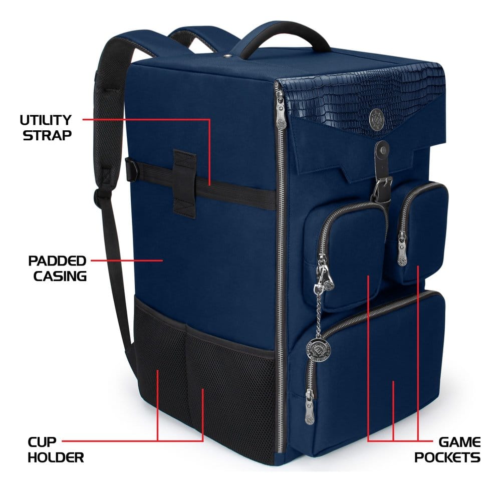 Enhance Board Game Backpack Collector's Edition Blue 0637836620258