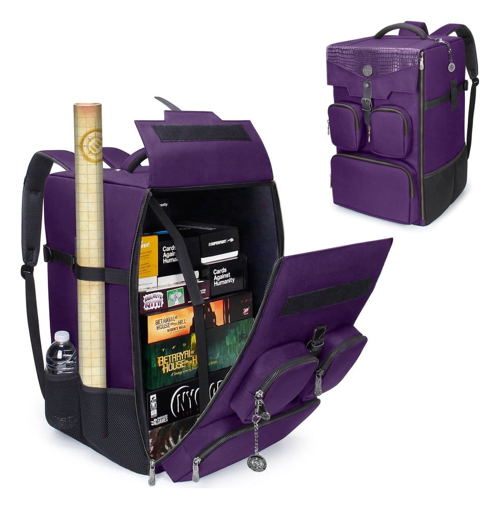Enhance Board Game Backpack Collector's Edition Purple 0637836620159
