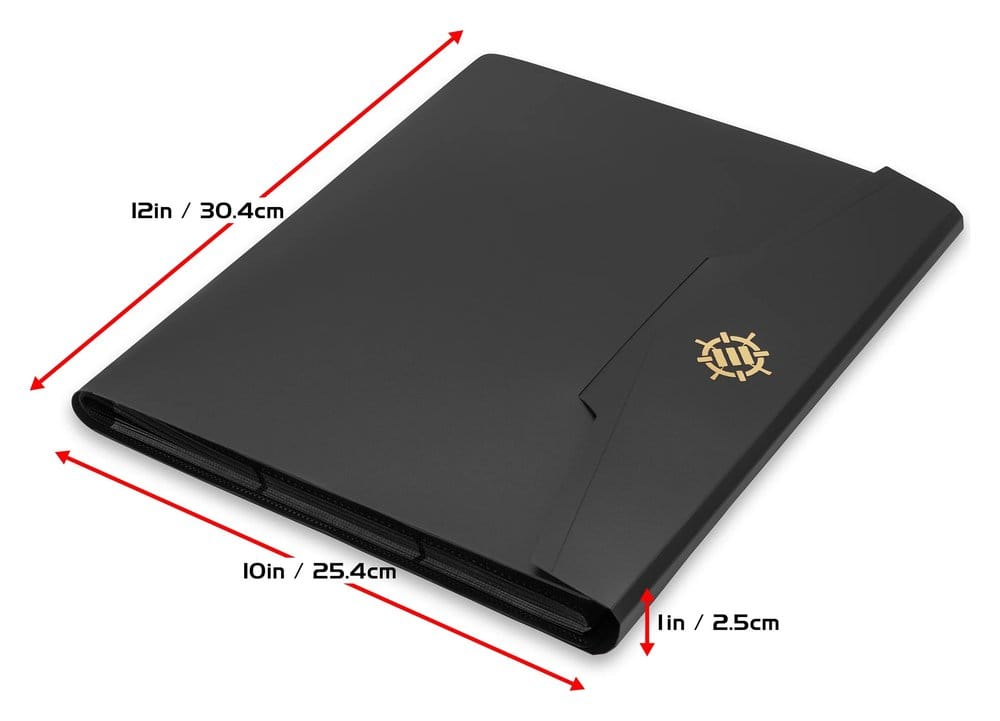 Enhance Binder 9 Pocket Card Binder Black 30 x 25 x 3 cm 0637836630288