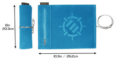 Enhance Tabletop Accessories Roll on a Scroll Dice and Rolling Mat Blue 0637836629954