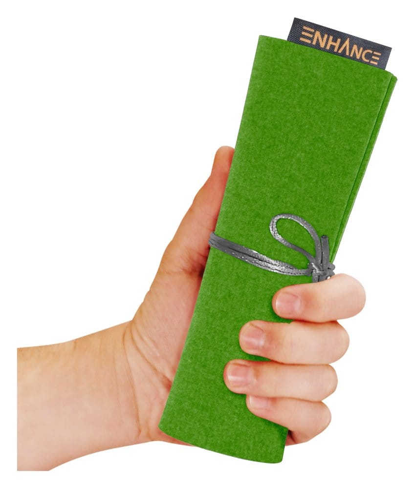 Enhance Tabletop Accessories Roll on a Scroll Dice and Rolling Mat Green 0637836629947