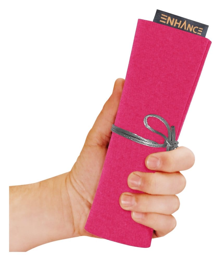 Enhance Tabletop Accessories Roll on a Scroll Dice and Rolling Mat Pink 0637836629930
