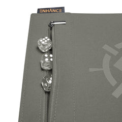 Enhance Tabletop Accessories Roll on a Scroll Dice and Rolling Mat Silver 0637836629961