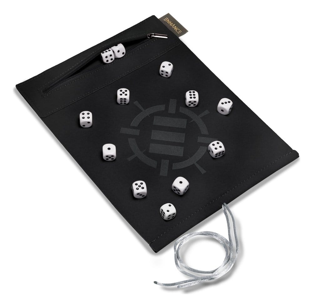 Enhance Tabletop Accessories Roll on a Scroll Dice and Rolling Mat White 0637836629985