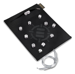 Enhance Tabletop Accessories Roll on a Scroll Dice and Rolling Mat White 0637836629985