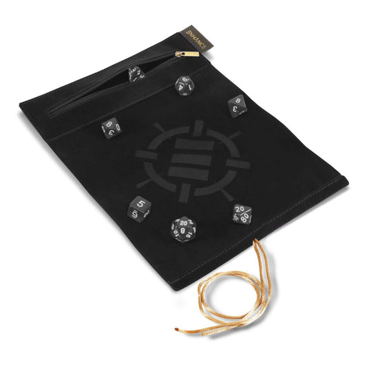 Enhance Tabletop Roll on a Scroll Bag with Dice Black 0637836627318