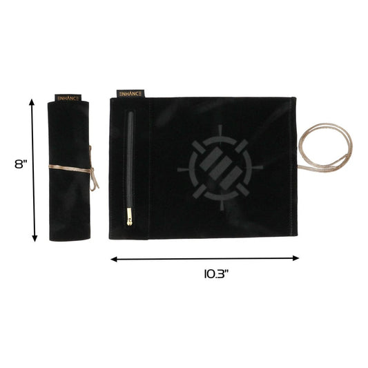 Enhance Tabletop Roll on a Scroll Bag with Dice Black 0637836627318