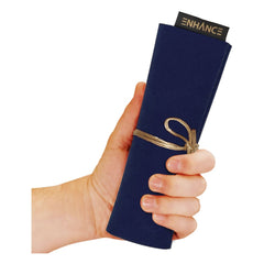 Enhance Tabletop Roll on a Scroll Bag with Dice Blue 0637836627301