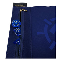 Enhance Tabletop Roll on a Scroll Bag with Dice Blue 0637836627301