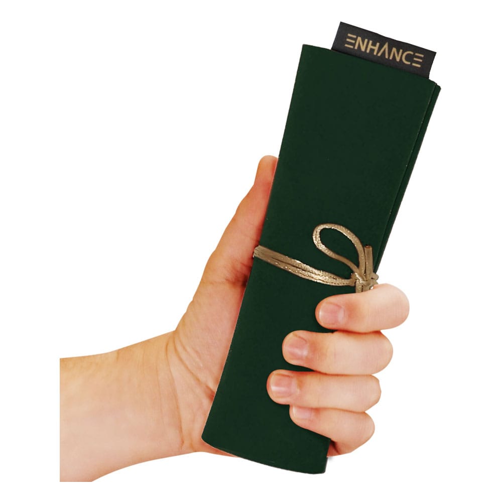 Enhance Tabletop Roll on a Scroll Bag with Dice Green 0637836627332