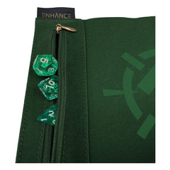 Enhance Tabletop Roll on a Scroll Bag with Dice Green 0637836627332