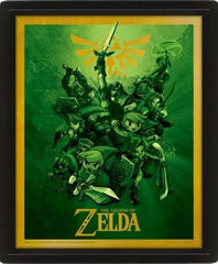 The Legend of Zelda 3D-Effekt Poster LinkThe Legend of Zelda 3D Lenticular Poster LinkThe Legend of Zelda poster effet 3D LinkThe Legend of Zelda Póster Efecto 3D Link 5050574861021