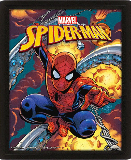 Marvel Framed 3D Effect Poster Pack Spider-Man 26 x 20 cm (3) 5051265845542