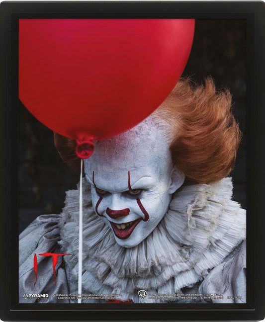 It Framed 3D Effect Poster Pack Pennywise 26 x 20 cm (3) 5051265845610