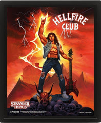 Stranger Things 4 3D-Effekt Poster Hellfire TributeStranger Things 4 3D Lenticular Poster Hellfire TributeStranger Things 4 poster effet 3D Hellfire TributeStranger Things 4 Póster Efecto 3D Hellfire Tribute 5056480320898