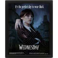 Wednesday 3D-Effekt Poster im Rahmen Perfect Day 26 x 20 cm&nbspWednesday Wednesday 3D Lenticular Framed Poster Perfect Day 26 x 20 cmWednesday poster encadré effet 3D Perfect Day 26 x 20 cmWednesday Enmarcado Póster Efecto 3D Perfect Day 26 x 20 cm&nbsp 5050574041225