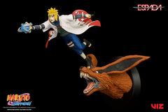 Naruto Shippuden PVC Statue 1/8 Minato Namikaze Vs Nine Tailed Fox 41 cm 0850043787044