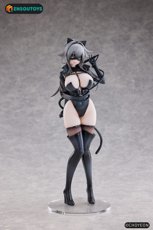 K Pring Original Character Statue 1/6 Cat Woman Happy-chan Different Color Edition 27 cm 6978804450014