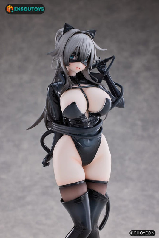 K Pring Original Character Statue 1/6 Cat Woman Happy-chan Different Color Edition 27 cm 6978804450014