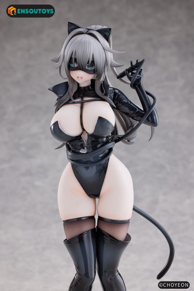 K Pring Original Character Statue 1/6 Cat Woman Happy-chan Different Color Edition 27 cm 6978804450014
