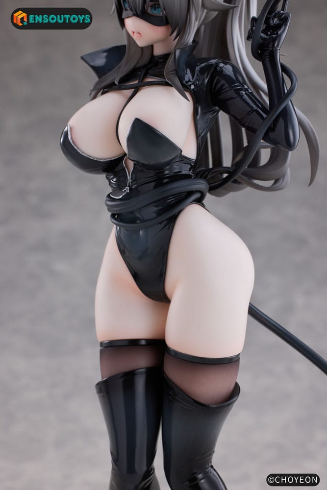 K Pring Original Character Statue 1/6 Cat Woman Happy-chan Different Color Edition 27 cm 6978804450014