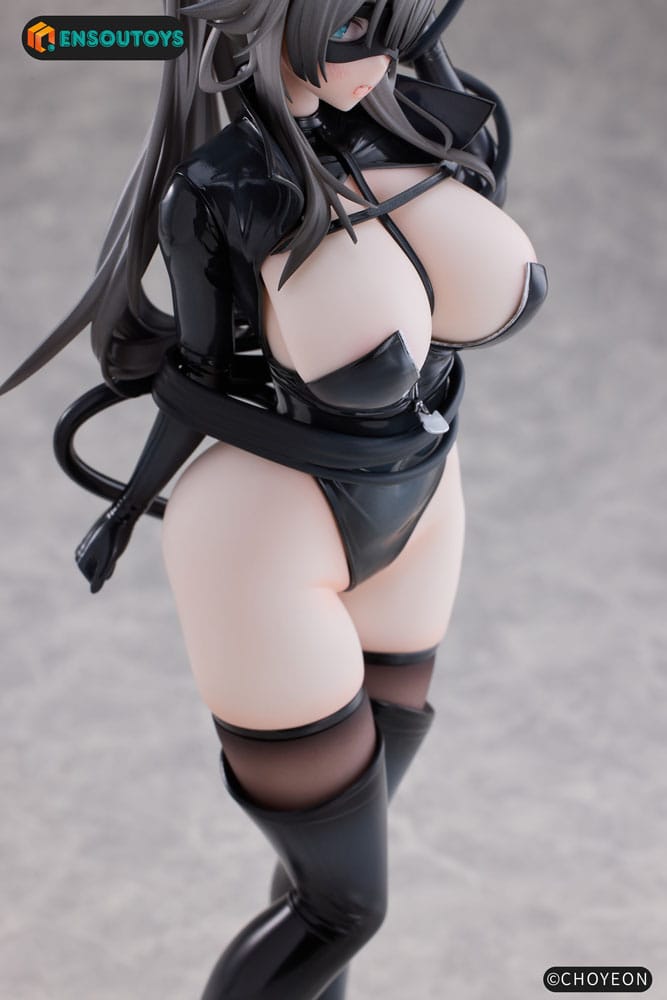 K Pring Original Character Statue 1/6 Cat Woman Happy-chan Different Color Edition 27 cm 6978804450014