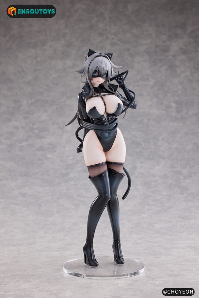 K Pring Original Character Statue 1/6 Cat Woman Happy-chan Different Color Edition 27 cm 6978804450014
