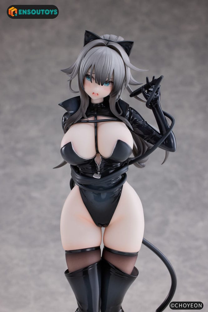 K Pring Original Character Statue 1/6 Cat Woman Happy-chan Different Color Edition 27 cm 6978804450014
