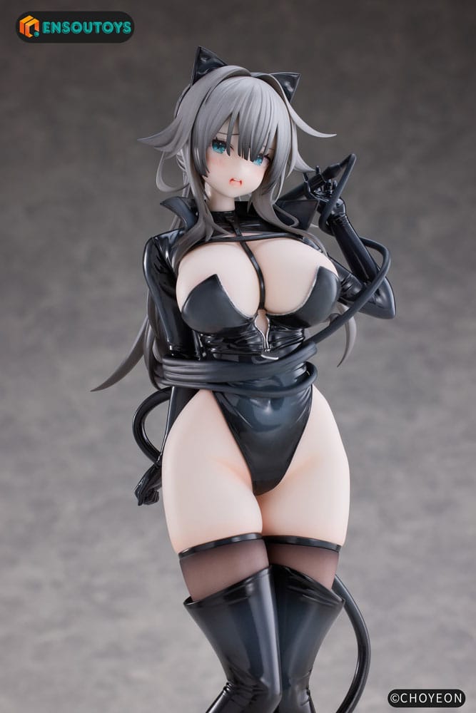 K Pring Original Character Statue 1/6 Cat Woman Happy-chan Different Color Edition 27 cm 6978804450014