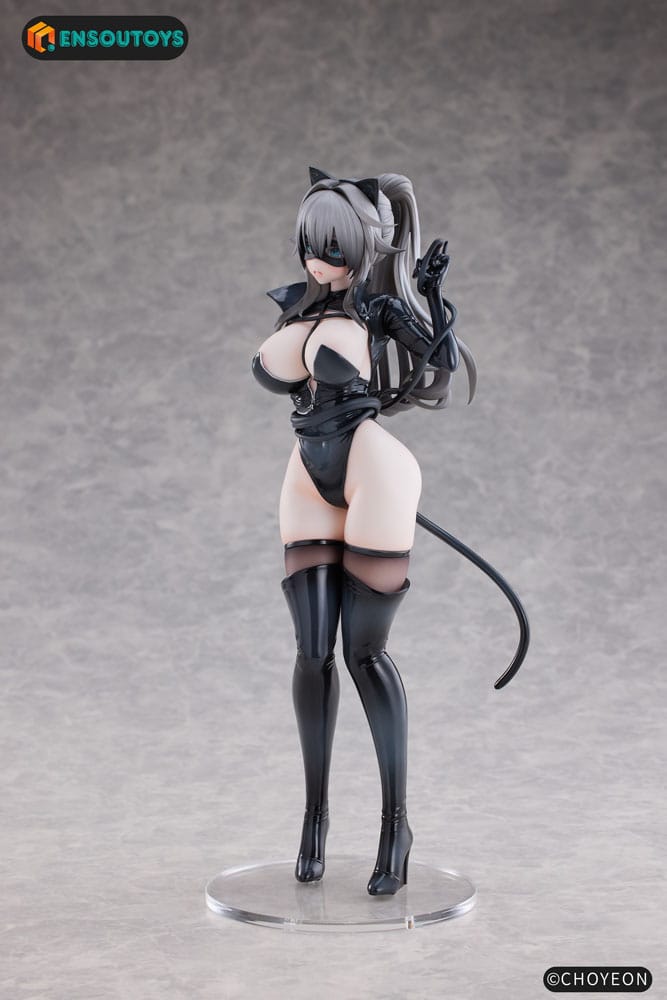 K Pring Original Character Statue 1/6 Cat Woman Happy-chan Different Color Edition 27 cm 6978804450014