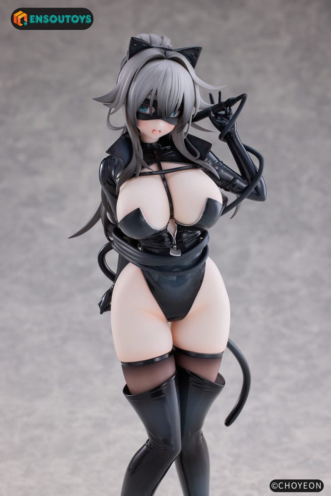 K Pring Original Character Statue 1/6 Cat Woman Happy-chan Different Color Edition 27 cm 6978804450014