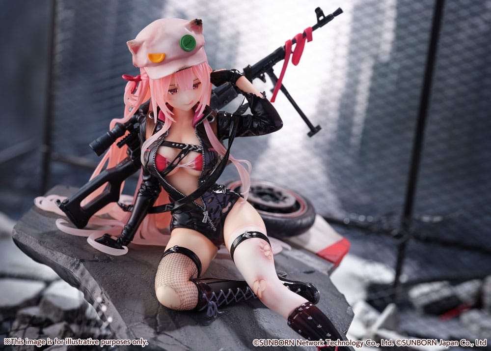 Girls' Frontline SHIBUYA SCRAMBLE FIGURE PVC Statue 1/7 UKM-2000 Gale Lightning -Wounded Ver.- 20 cm 4580769940312