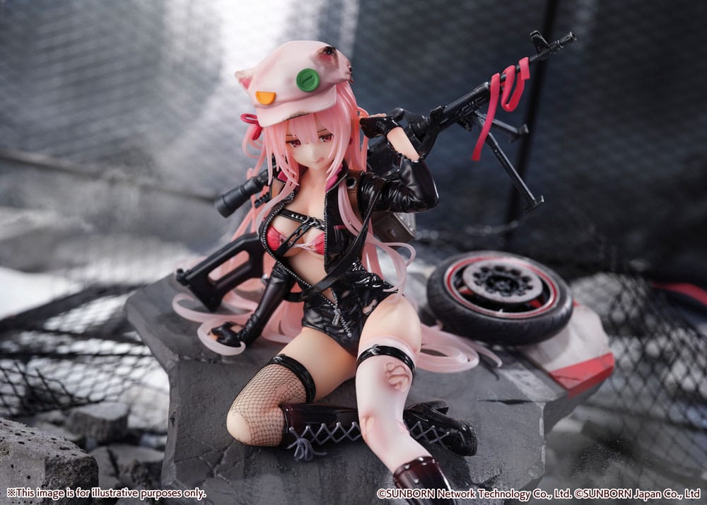 Girls' Frontline SHIBUYA SCRAMBLE FIGURE PVC Statue 1/7 UKM-2000 Gale Lightning -Wounded Ver.- 20 cm 4580769940312