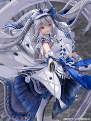 Date A Bullet SHIBUYA SCRAMBLE FIGURE PVC Statue 1/7 The White Queen -Royal Blue Sapphire Dress Ver. 33 cm 4580769941401