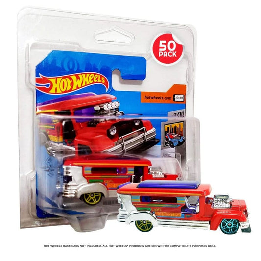 Hot Wheels European Series PET Blisters 50-Pack for Short Card 3701492100045