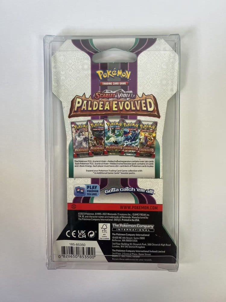 Evoretro PET Protectors for Pokémon TCG Booster Pack 0 mm (10-Pack) 3701492110082