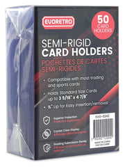 Evoretro Card Holders 50-Pack Semi-Rigid 8 x 12 cm 3701492110242