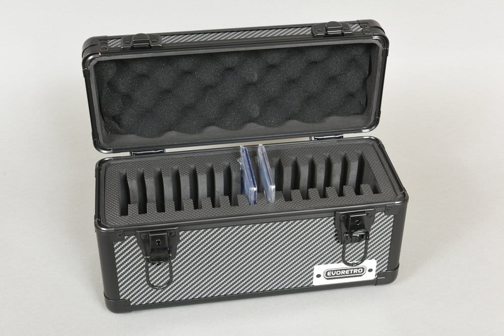 Evoretro Trading Card Storage Box for 15 Slabs Gray 33.9 x 13.4 cm 3701492110280