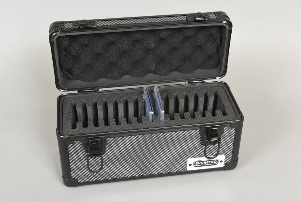 Evoretro Trading Card Storage Box for 15 Slabs Gray 33.9 x 13.4 cm 3701492110280