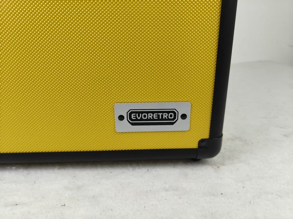 Evoretro Trading Card Storage Box for 90 Cards Yellow 3701492110297