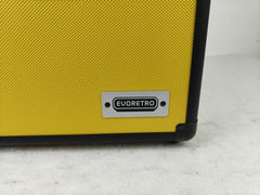 Evoretro Trading Card Storage Box for 90 Cards Yellow 3701492110297