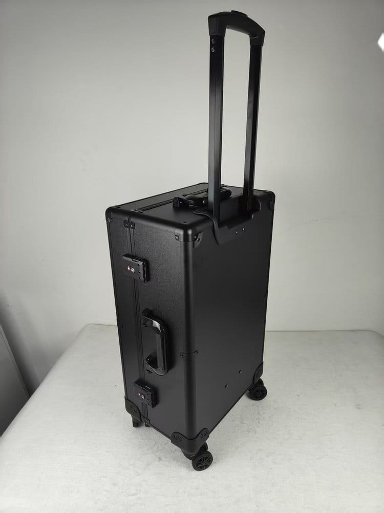 Evoretro Trading Card Luggage Wheeled Case 5-Rows Round Aluminum 56.0 x 35.4 cm 3701492111331