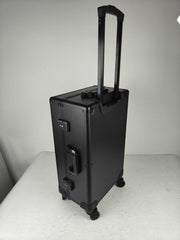 Evoretro Trading Card Luggage Wheeled Case 5-Rows Round Aluminum 56.0 x 35.4 cm 3701492111331