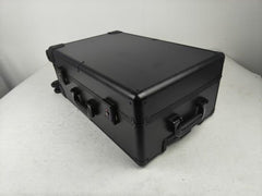 Evoretro Trading Card Luggage Wheeled Case 5-Rows Round Aluminum 56.0 x 35.4 cm 3701492111331