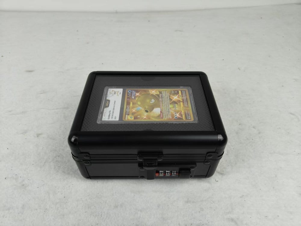 Evoretro Graded Card Display and Carry Case with Display Window Black 3701492111416