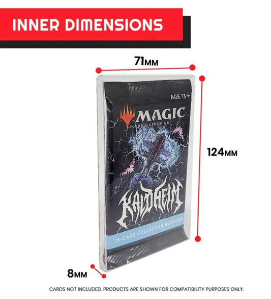 PET Protectors 10-Pack for Booster, Magic, Yu-Gi-Oh Cards 3701492101554
